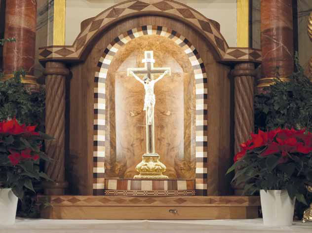 Tabernakel am Hochaltar unserer Pfarrkirche Fontanella